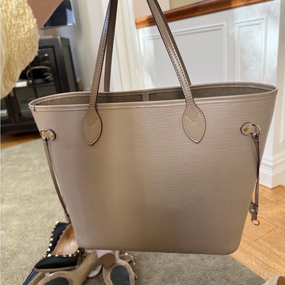 Louis Vuitton Taupe Tote Bag
